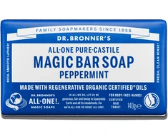 Dr. Bronner's - Pipirmėčių skonio muilo gabaliukas 140 g