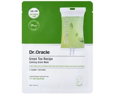 Dr. oracle - Greentea Recipe Calming Žalias Mask - Žalias - 10 sheet masks
