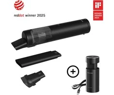 Dulkių siurblys ZWILLING XTEND Pradedančiųjų rinkinys: belaidis odkurzacz + baterija juoda