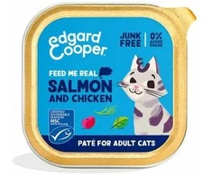 Edgard Cooper – Cat Adult Vetfood Lašišos/vištienos paštetas – 85 g