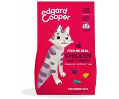 Edgard Cooper – Cat Senior Dryfood – Vištiena/Kalakutiena – 2kg
