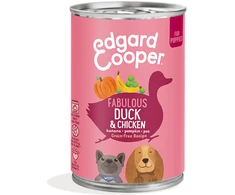 Edgard Cooper - Anties ir vištienos šuniukų ėdalas Šlapias maistas 400g - (542503948532)