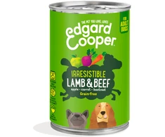 Edgard Cooper - šlapias ėdalas suaugusiems šunims su ėriena ir jautiena - 400g