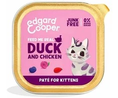 Edgard Cooper - Kitten Vetfood Paté antienos / vištienos - 85 g