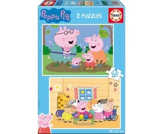 Dėlionė Educa - 2 x 48 vnt., Peppa Pig (80-20327)