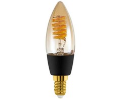 EGLO - E14 C35 spiralė, gintarinė - TW - Zigbee, Bluetooth