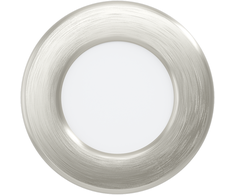 Eglo - FUEVA 5 įleidžiamas LED prožektorius Ø86 mm – šlifuoto plieno