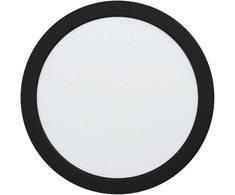 „Eglo“ – „Fueva-Z“ išmanusis įleidžiamas šviestuvas Ø 21,6 cm – juodas, su „Zigbee“ ir „Bluetooth“