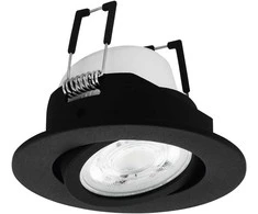 EGLO – Saliceto-Z įleidžiamas šviesiai juodas Ø8.8 – RGB + TW – Zigbee, Bluetooth