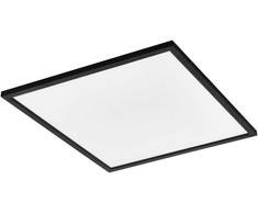 Lubinis šviestuvas „Eglo“ – „Salobrena-Z“ išmanioji LED panelė – juoda (59,5 x 59,5 cm) – „Zigbee“ ir „Bluetooth“