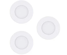 EGLO - 3x Fueva-Z įleidžiamų baltų Ø8.5 rinkinys - TW - Zigbee, Bluetooth