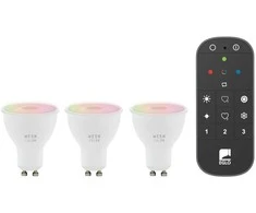 EGLO - 3x GU10 rinkinys, nuotolinio valdymo pultas - RGB + TW - Zigbee, Bluetooth