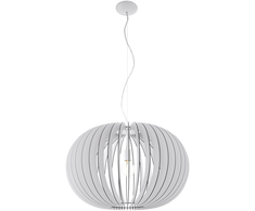 EGLO - Stellato pakabinamas šviestuvas - baltas - Ø70 cm - elegantiškas medinis dizainas