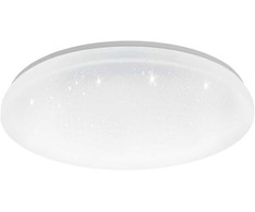 Eglo - Totari-Z išmanusis lubinis šviestuvas Ø53 – baltas su krištolo efektu – Zigbee ir Bluetooth