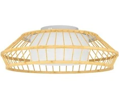 EGLO - Yuku-Z lubinis šviestuvas bambukinis Ø46 - RGB + TW - Zigbee, Bluetooth
