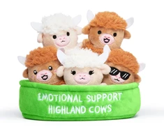 justplay Emotional Support Pals - Highland Cows (495-5043)
