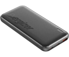 „Energizer“ – 10K 22,5 W greito įkrovimo kompaktiška ir kelionėms paruošta išorinė baterija – 10000 mAh – Juodas