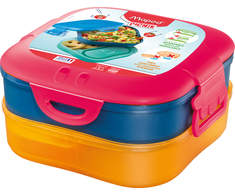 Priešpiečių dėžutė Maped Picnik Kids Concept Character 3 dalių 1.4l red/mėlynas