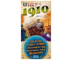 Ticket To Ride Bilietas važiavimui – JAV 1910 m.