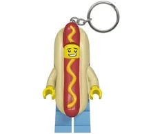Euromic LEGO - Raktų pakabukas su LED - Dešrainių žmogus (520731)