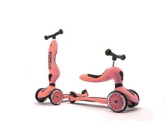 Paspirtukas - balansinis dviratukas Scoot &amp; Ride Highwaykick 1 2in1 Peach 96353