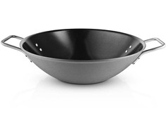 Eva Trio - Pilkas Line Wok - Pilka - 5,0 L - 32 cm