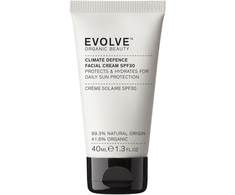 „Evolve Beauty“ – klimato apsaugos veido kremas SPF 30 – bespalvis