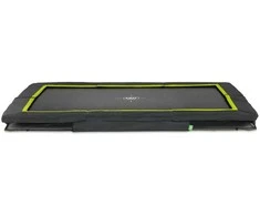 EXIT Silhouette ground sports trampoline 214x305cm - juodas