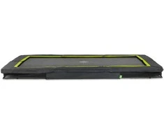 EXIT Silhouette ground sports trampoline 244x366cm - juodas
