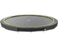 EXIT Silhouette ground sports trampoline ø427cm - juodas