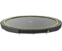 EXIT Silhouette ground sports trampoline ø366cm - juodas