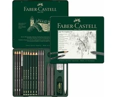Faber-Castell – 19 Pitt grafito skardos rinkinys (112973)