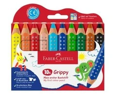 Faber-Castell - Colour Pieštukas Grippy Set of 10 pcs (110624)
