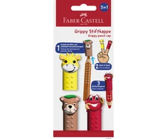 Faber-Castell – Neslystantys dangteliai – geltona, mėlyna ir raudona – 3 asorti (BC 110704)