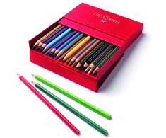 *Spalvoti pieštukai Faber-Castell GRIP 2001, 36 spalvos