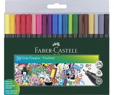 Faber-Castell - Grip Finepens, 20 vnt (151620)