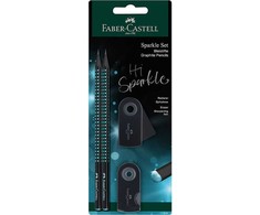 Faber-Castell - Pieštukų rinkinys Sparkle Juodas-Ocean BC (118295)