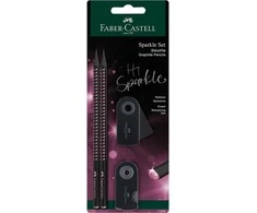 Faber-Castell - Pieštukas Set Sparkle Midnight Rose BC (118296)