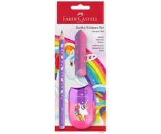 Faber-Castell - Pieštukas Set Unicorn Jumbo GP + Accessories (111528)