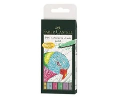 Faber-castell - Pitt artist teptukas pastelė, 6 vnt (167163)