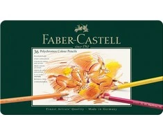 Faber-Castell - Polychromos spalvotas pieštukas, skardinė 36 (110036)