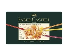 Spalvoti pieštukai Faber-Castell Polychromos Art&amp;Graphic, 60 spalvų