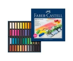 Faber-Castell - Minkštos pastelinės kreidelės, 48 dėžutė (128248)
