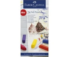 Pastelinės kreidelės Faber-Castell Mini Creative Studio, 24 spalvos