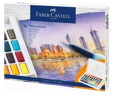 Akvareliniai dažai Faber-Castell Creative Studio, 36 spalvų