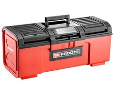 „Facom BP.C24NPB“ įrankių dėžė – 24 colių tvirta plastikinė dėžė su automatiniu užsirakinančiu dangčiu
