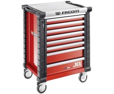 Facom JET.8M3A - 8 drawer roller cabinets - 3 modules per drawer, red