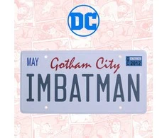 Fanatik DC Comics Betmeno numerio lentelės skardos ženklas