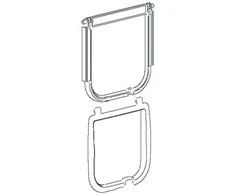 Ferplast - pakaitinės durys, skirtos „Swing 5“ ir „7“ bei „Microchip“
