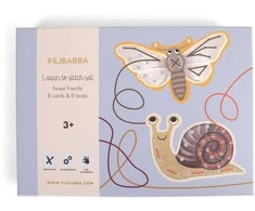 Filibabba Filibaba – Išmokite susiūti rinkinį – Miško draugai – (FI-03327)